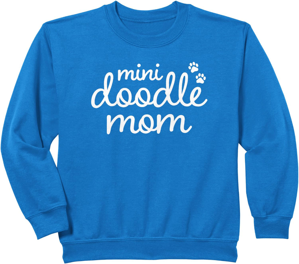 Mini Doodle Mom Miniature Goldendoodle Labradoodle Gift Sweatshirt - Royal Blue