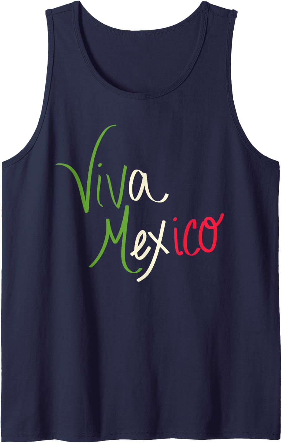 Viva Mexico Cinco de Mayo Mexican Independence Day Tank Top - Navy Blue