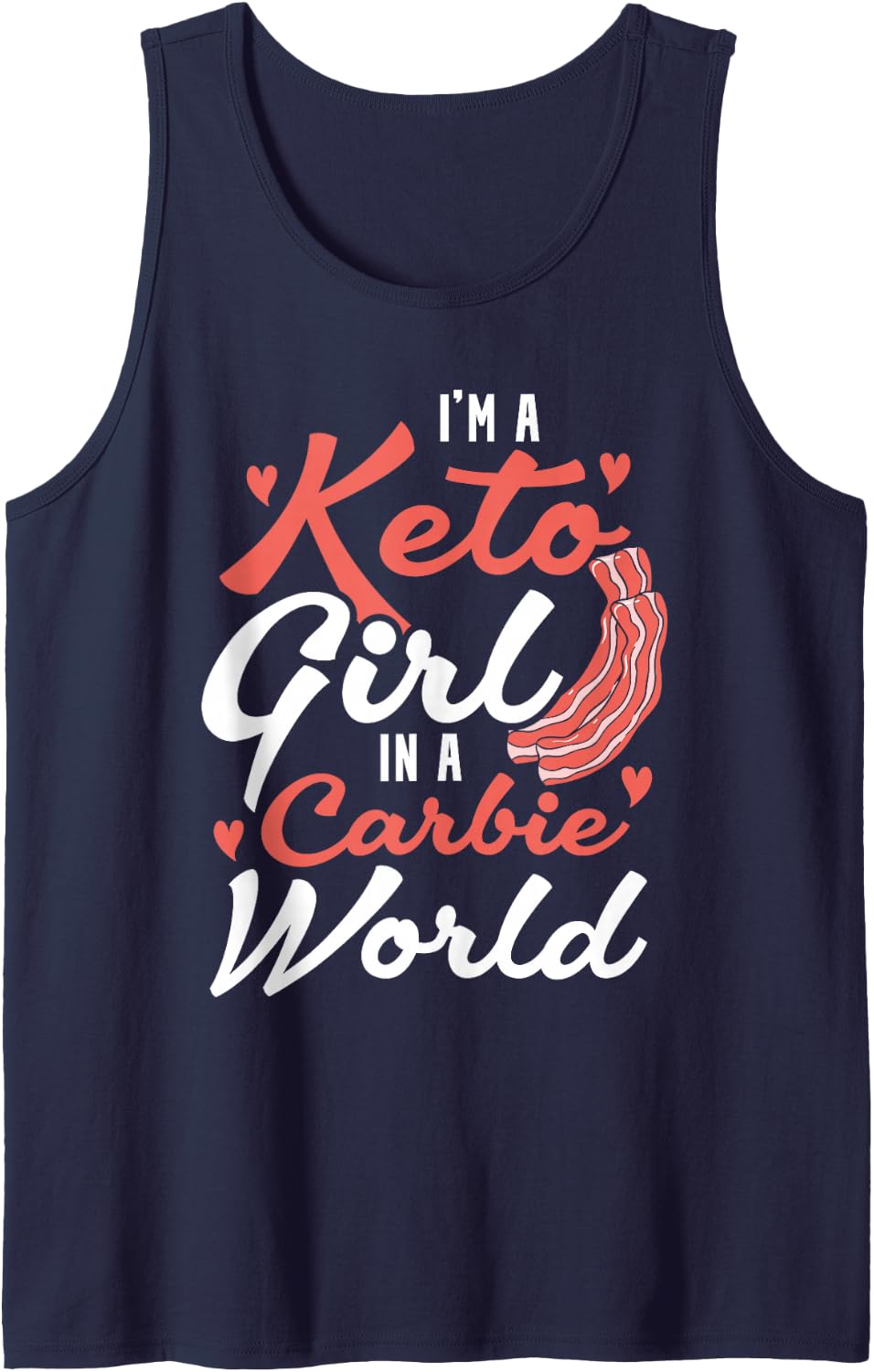 Keto Diet Sweet Keto Gift Keto Diet Tank Top - Navy Blue