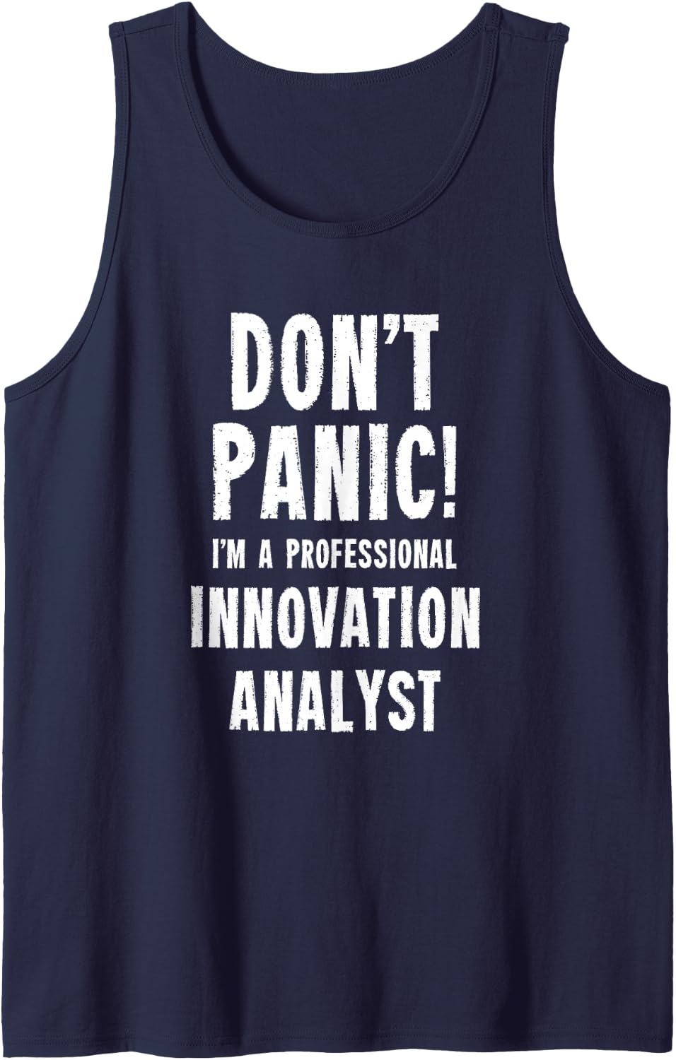 Innovation Analyst Tank Top - Navy Blue