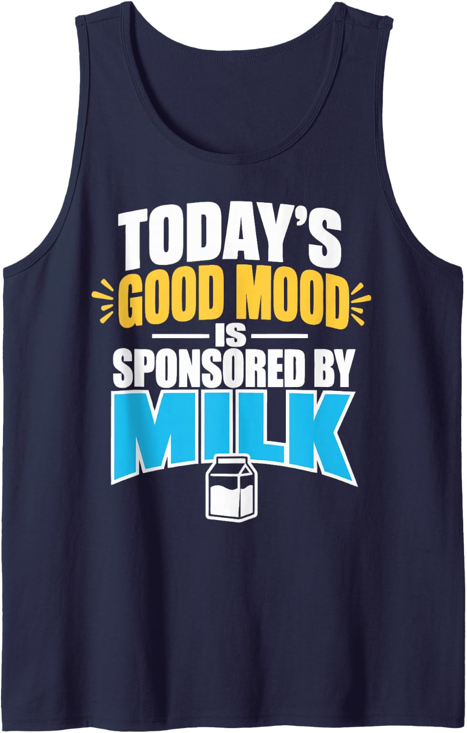 Dairy Farmer Cow Farming Milk Agriculture Sleeveless Tank Top - Navy Blue