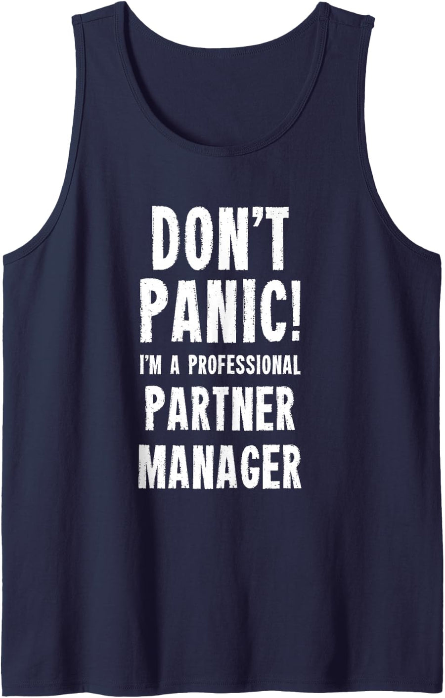 Partner Manager Tank Top - Navy Blue