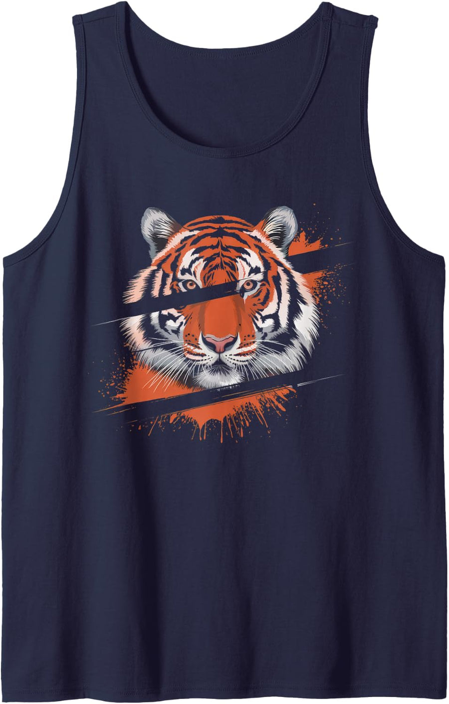 Fan Tank Top - Navy Blue