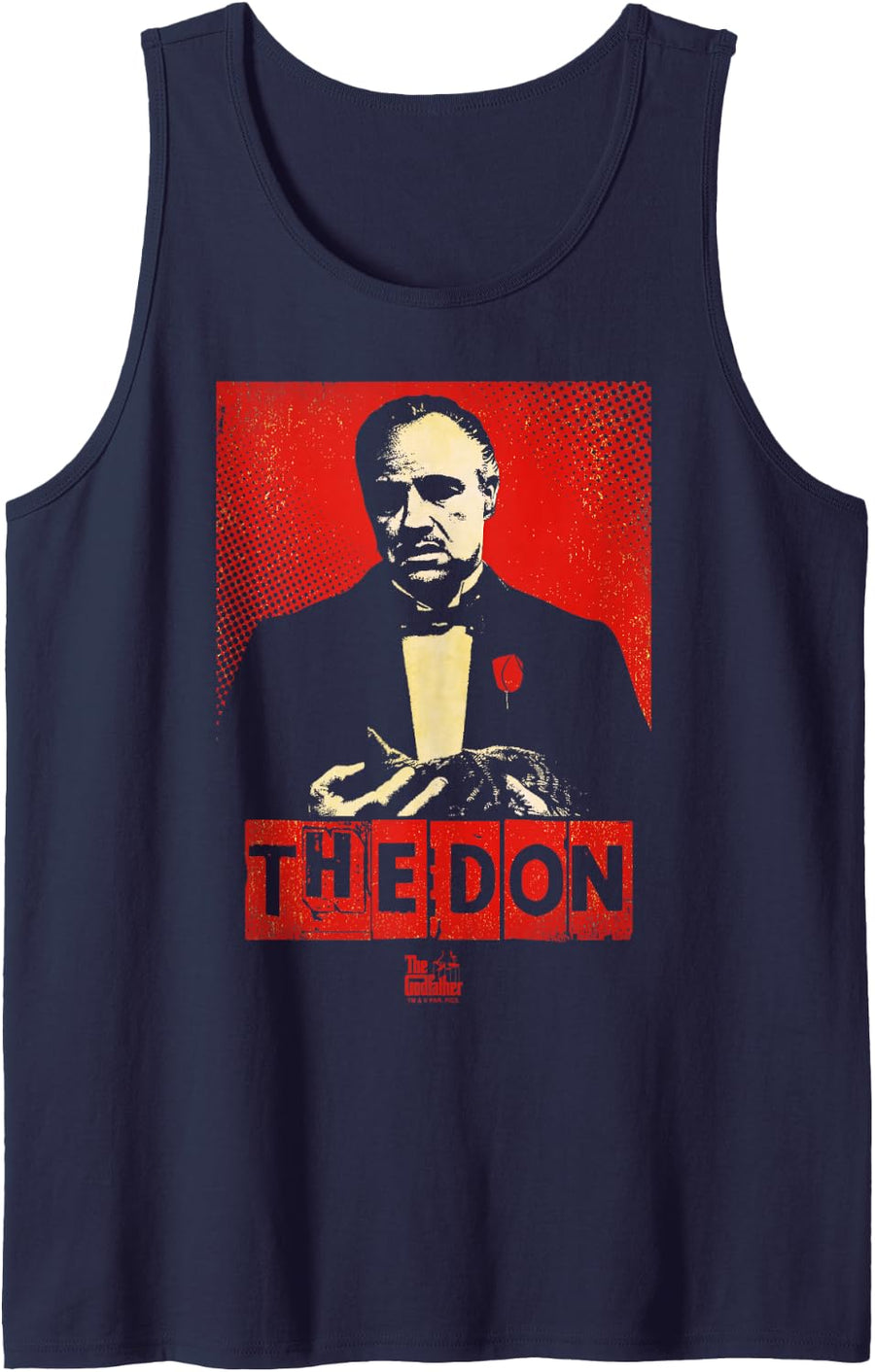 The Godfather Vito The Don Corleone Tank Top - Navy Blue