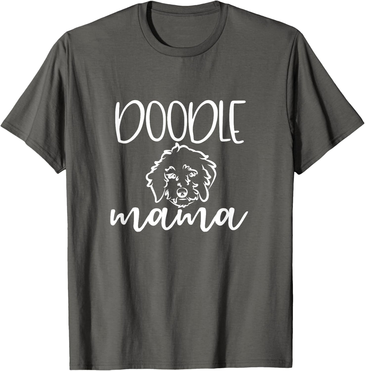 Doodle Mama Shirt Dog Mom GoldenDoodle Labradoodle Gift Men Women Kids T-Shirt - Asphalt Grey