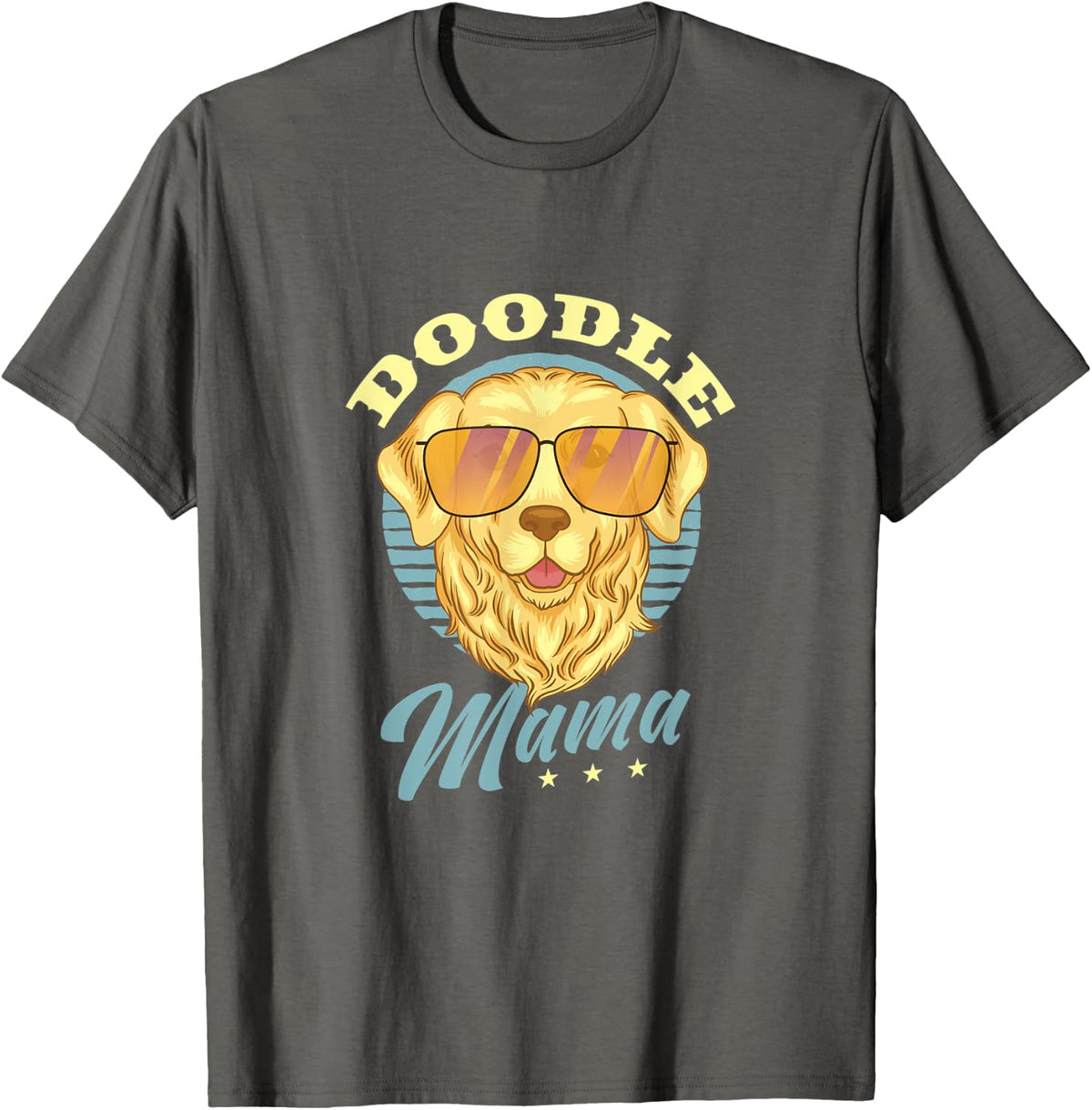 Doodle mama golden doodle mom dog goldendoodle Men Women T-Shirt - Asphalt Grey