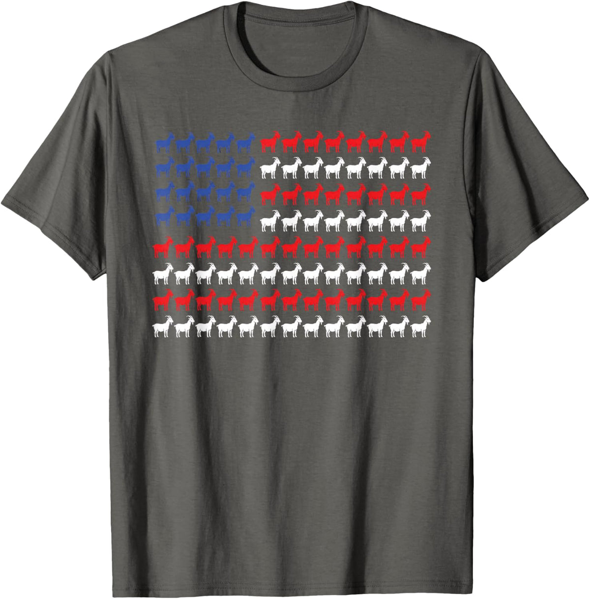 Goat USA T-Shirt - Asphalt Grey