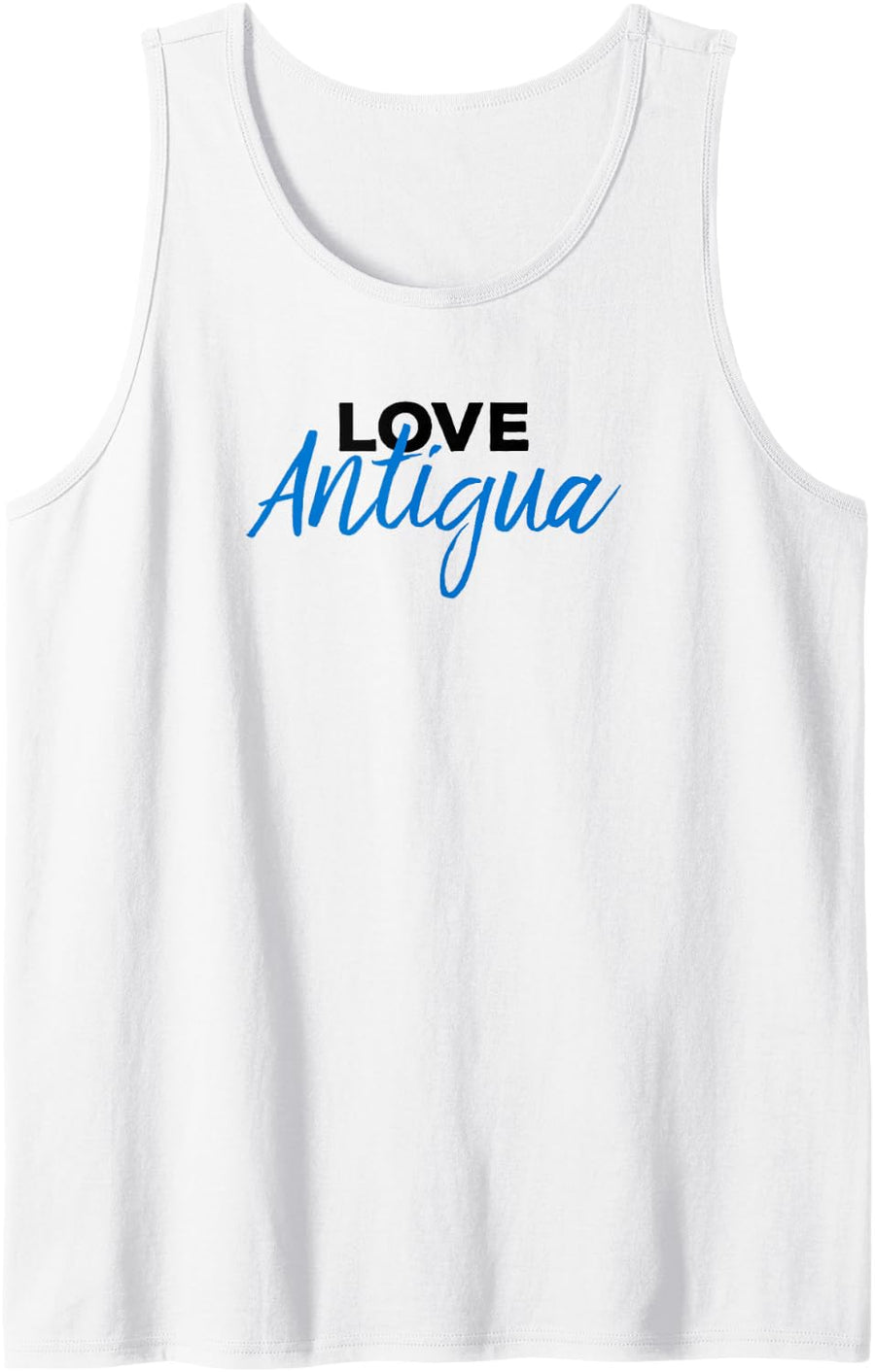 Love Antigua Caribbean West Indian Day Parade Sleeveless Tank Top - White