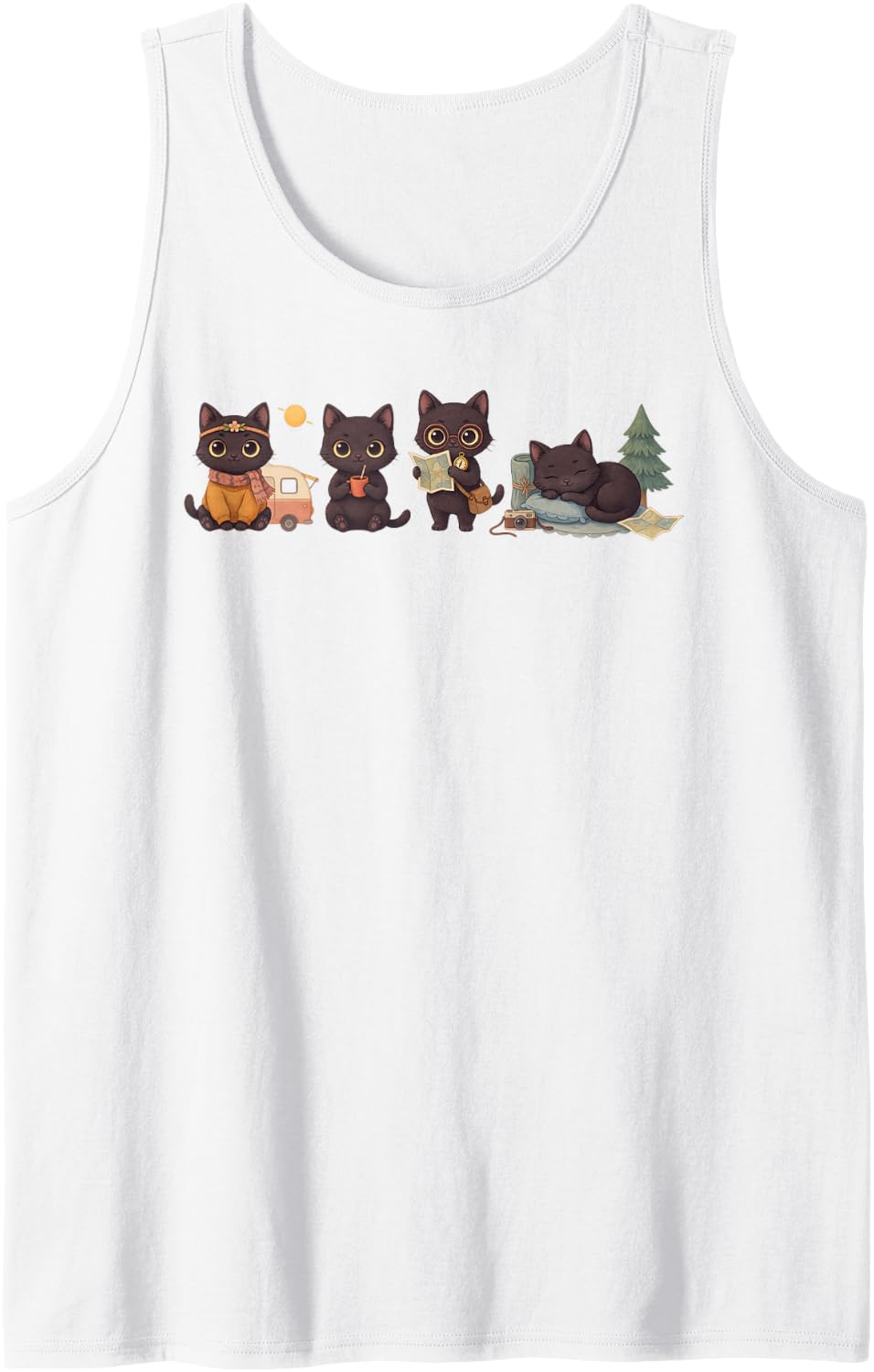 Rv Life RVing Living Full-Time Rver Sleeveless Tank Top - White