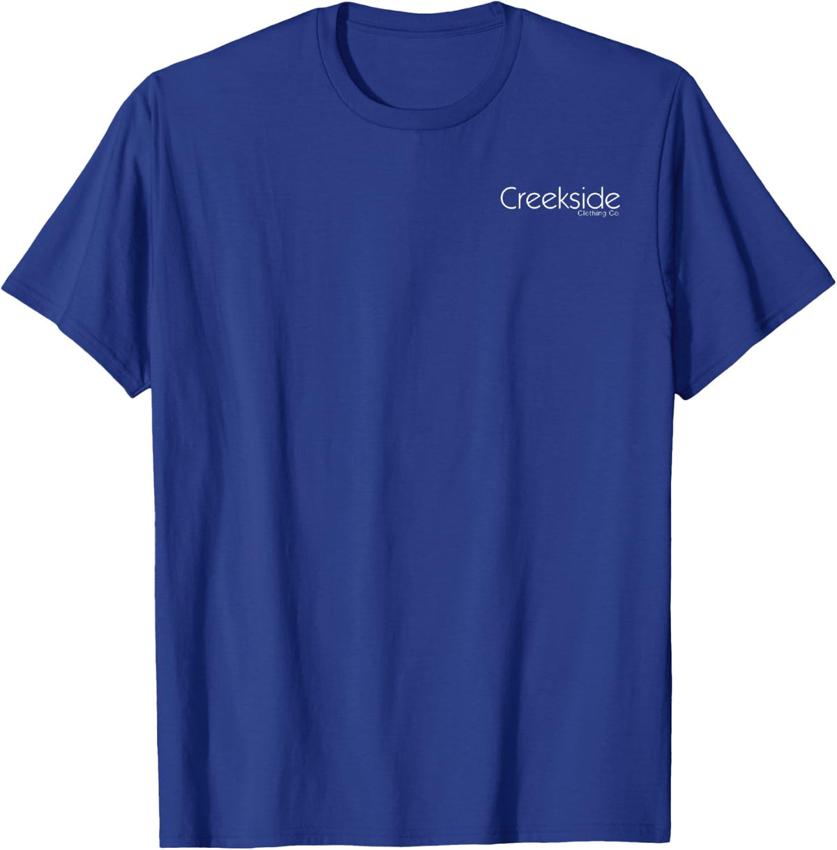 Creekside Clothing Co Fish & Hook Crew Neck Graphic T-Shirt - Royal Blue