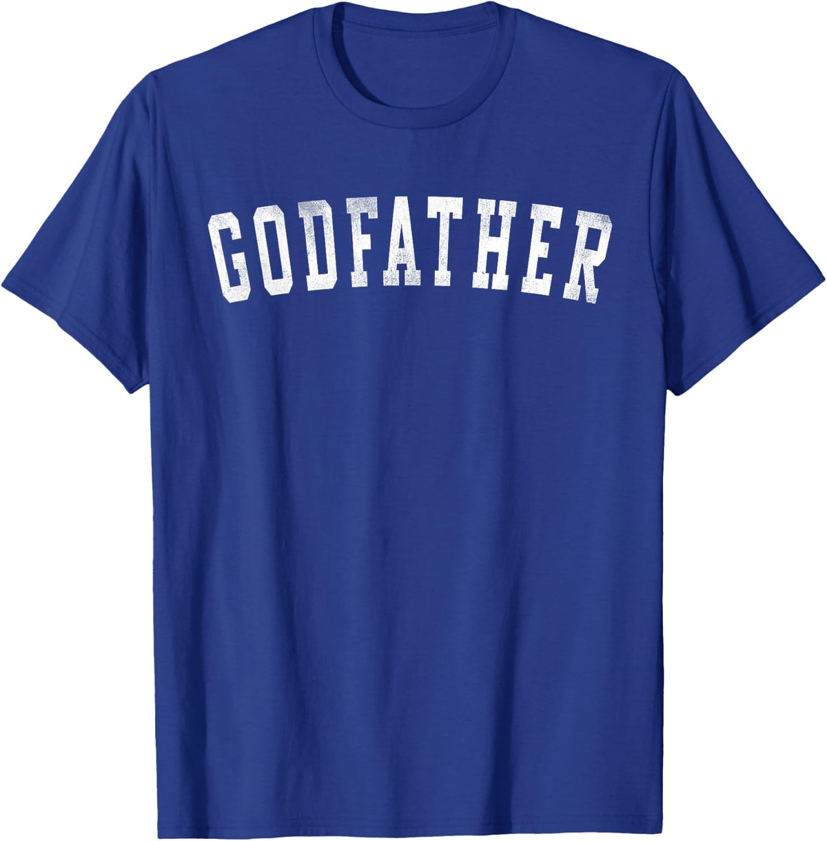 Godfather T-Shirt Classic Bold Font Tees Gifts For Men Dad Father's Day Shirts - Royal Blue