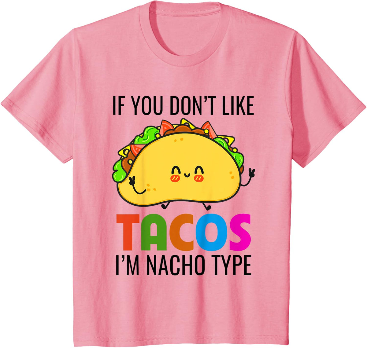 Kids Taco-Shirt Kids Toddler Boys I’m Nacho Mexican Cinco De Mayo T-Shirt - Pink