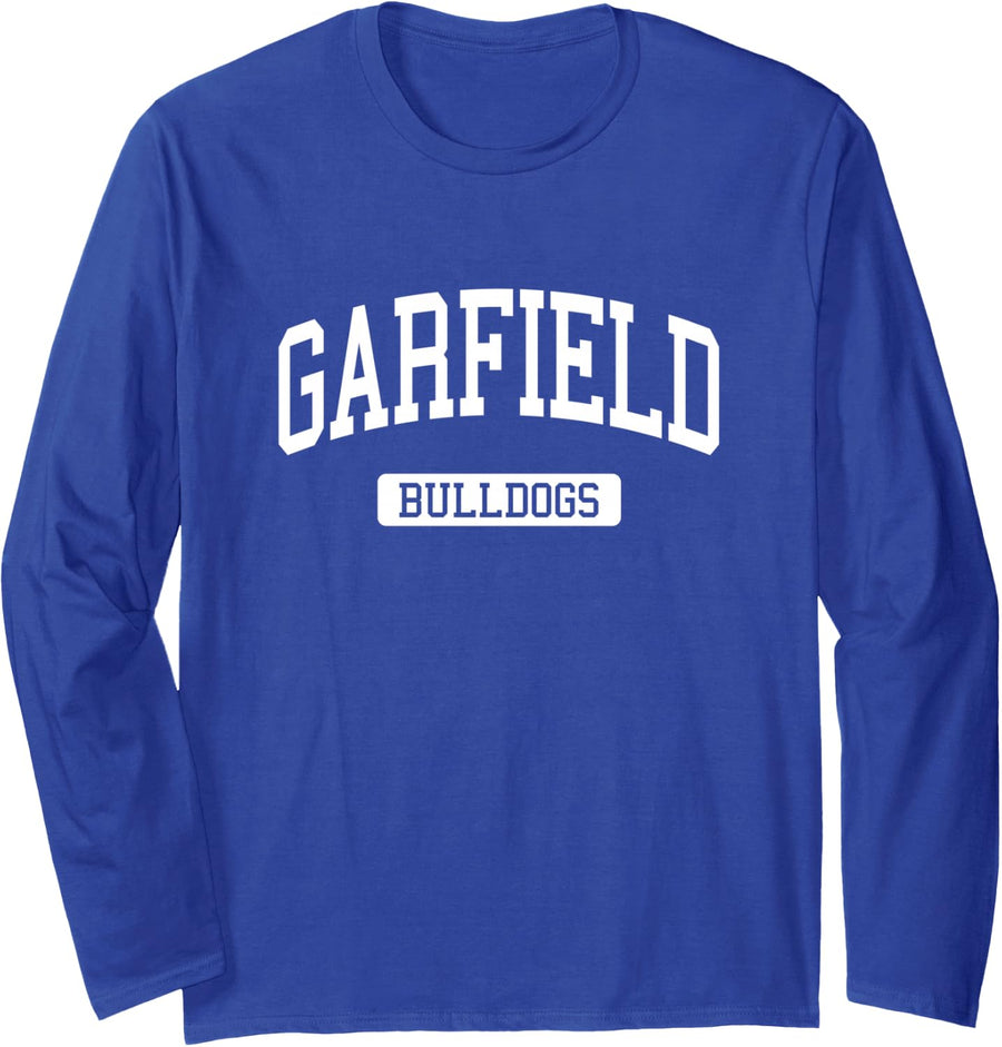 Garfield High School HS Seattle WA Varsity Sports Long Sleeve T-Shirt - Adult Unisex Royal Blue