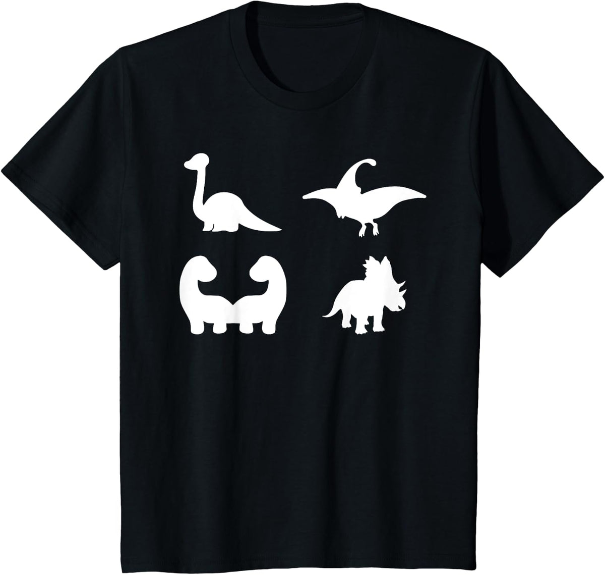 Dinosaur LOVE Dino Lover T-Shirt - Black