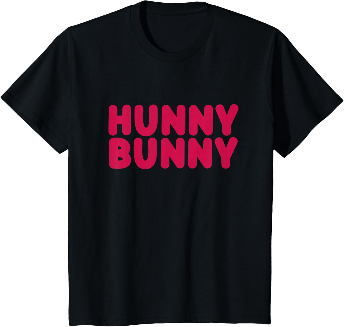 Hunny Bunny Funny Cute Easter T-Shirt - Black