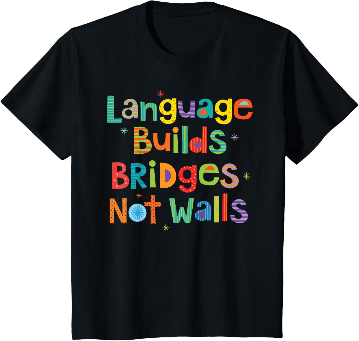 ESL Teacher Shirt Spanish Language ELL ESOL Instructor Tee T-Shirt Gift - Black