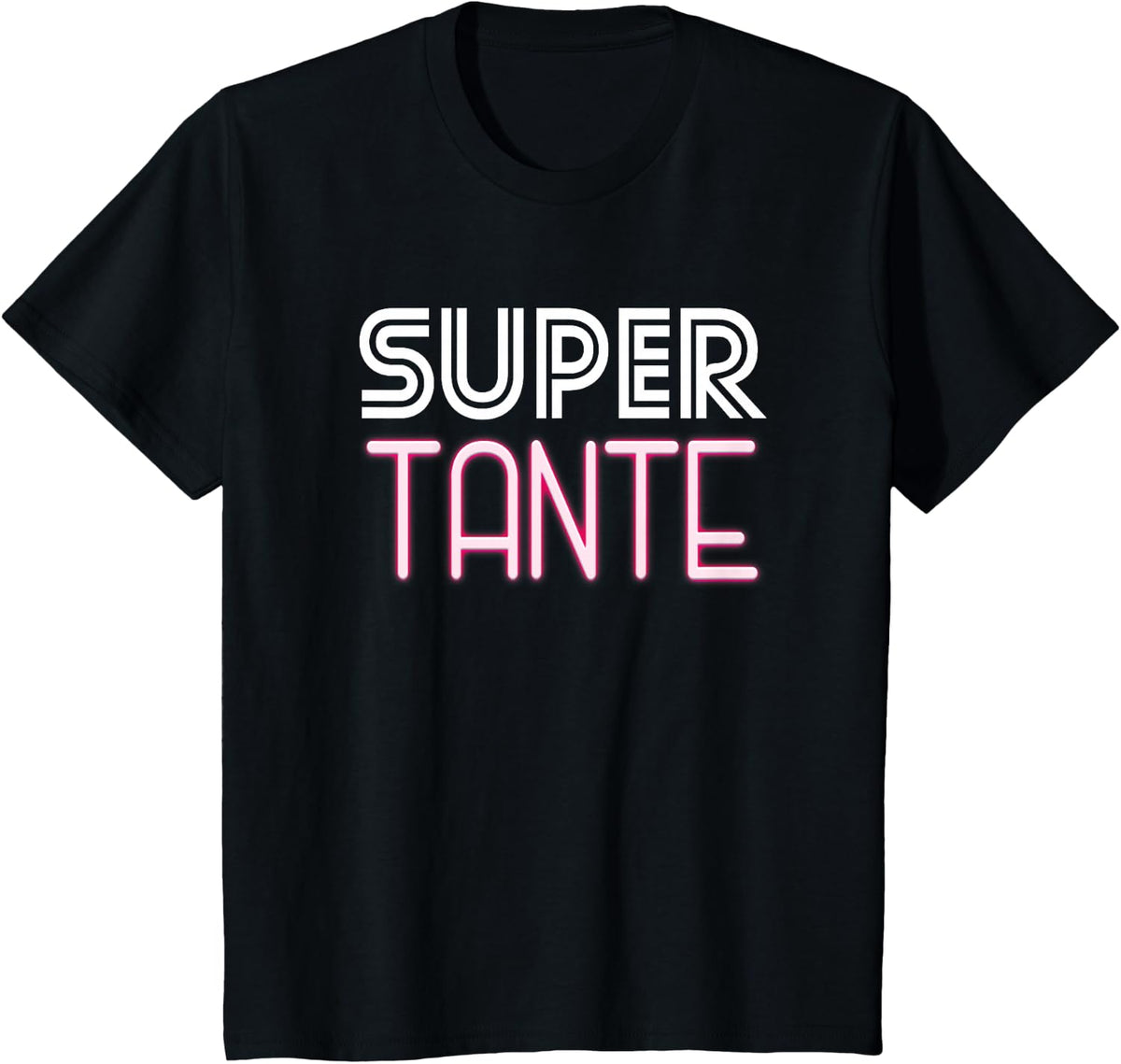 Womens German Aunt Shirt Deutschland Auntie Super Tante T-Shirt - Black