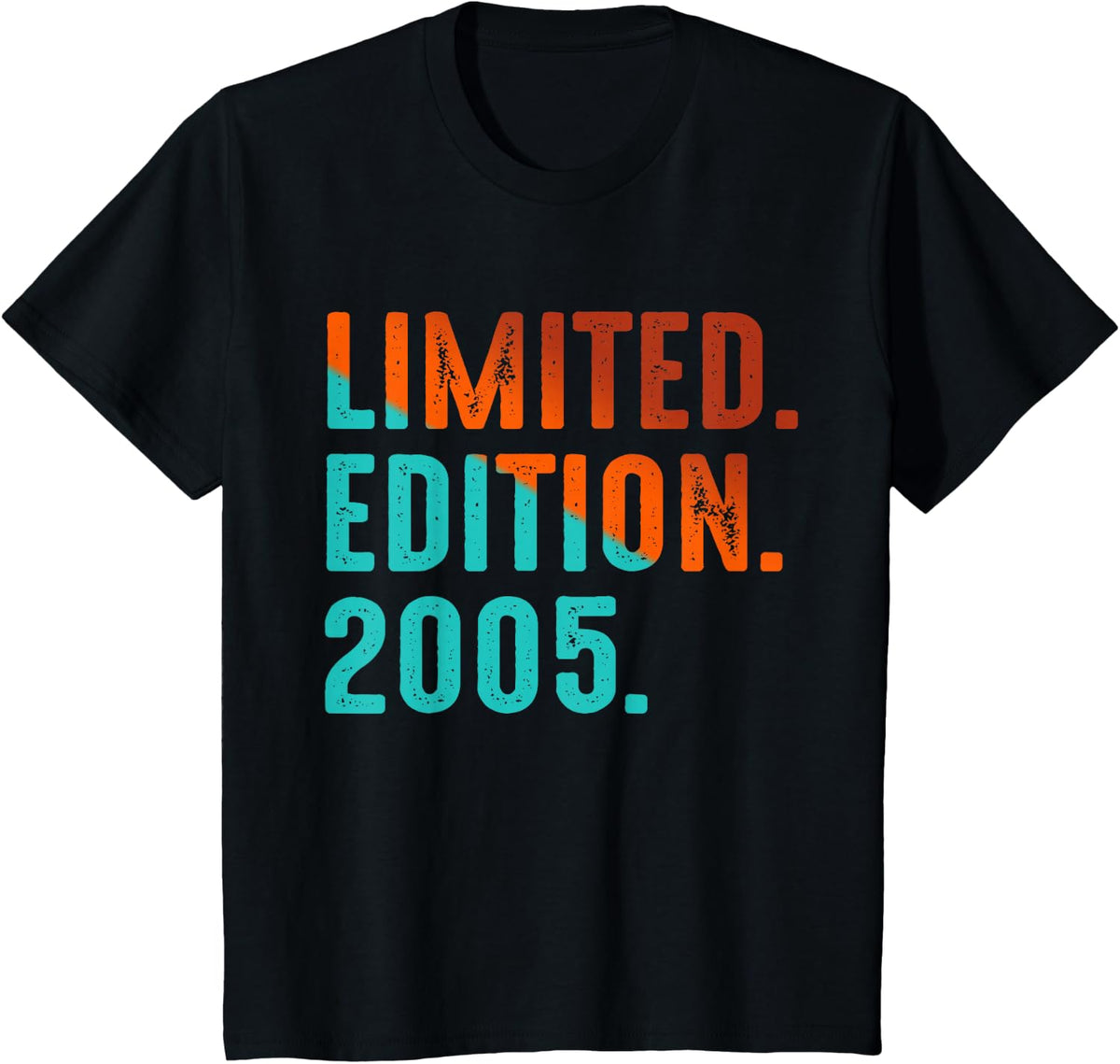 2005 Limited Edition 2005 Vintage 2005 Birthday T-Shirt - Black