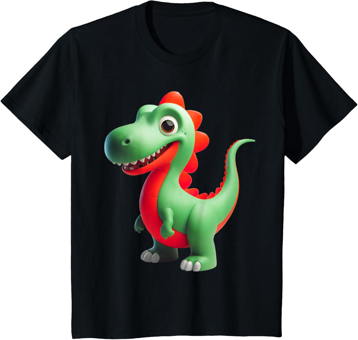 DinnoKivva Dinosaur T-Rex Dino Lover T-Shirt - Black