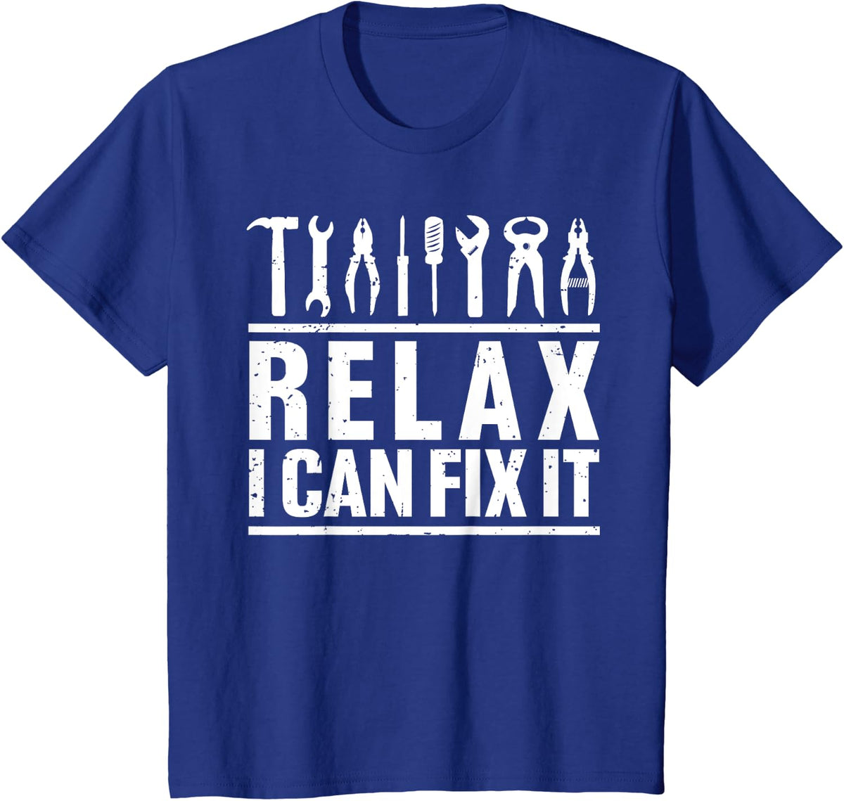 Funny Handyman Design For Men Women Mechanic Repair Worker T-Shirt - Royal Blue