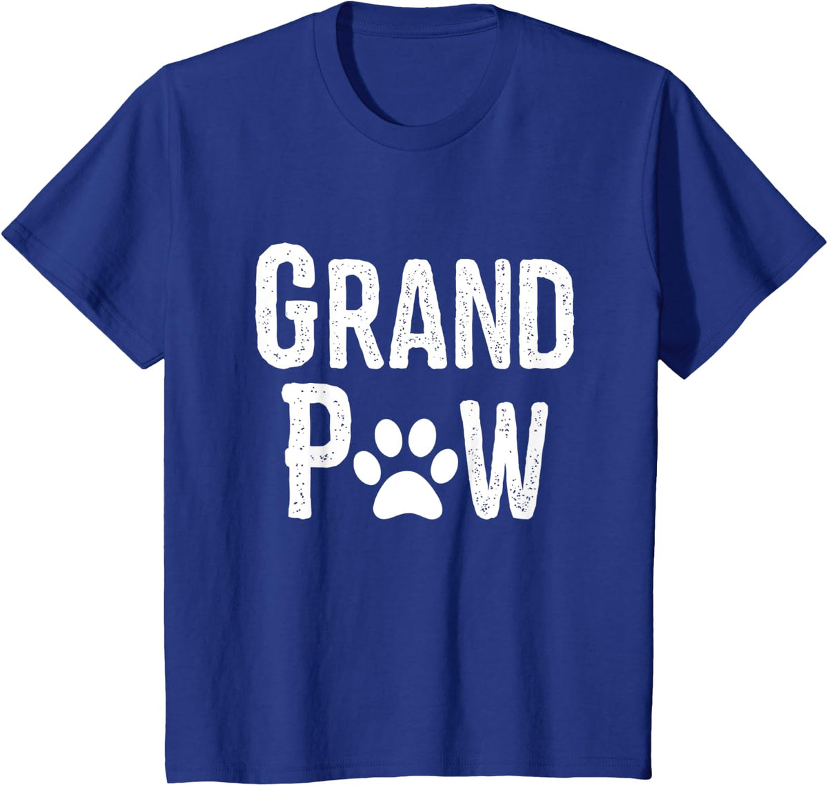grand paw dog shirt, Grandpaw Grandpa Dog Lover, Gif T-Shirt for Men Women Kids - Royal Blue