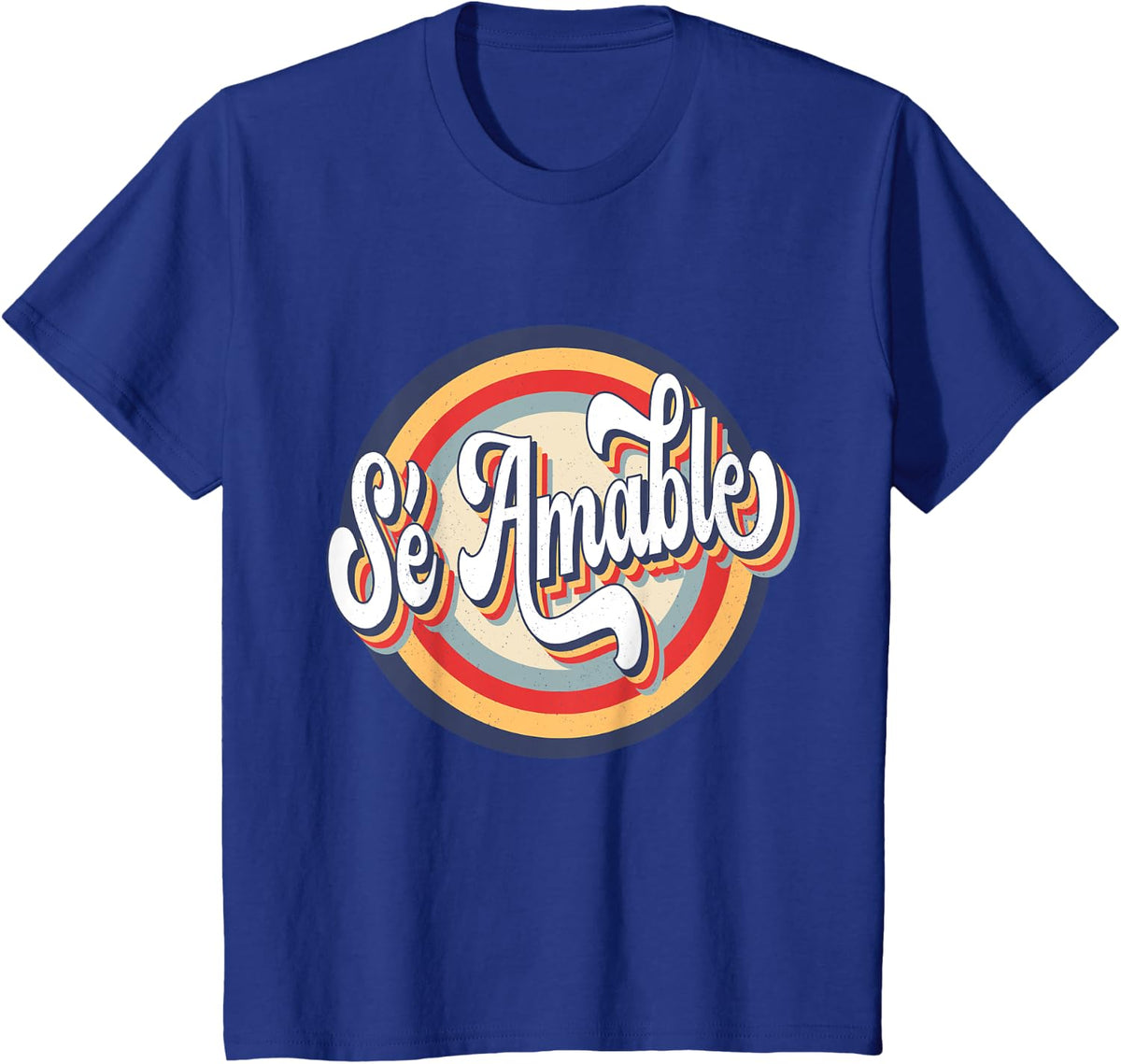 Be Kind Anti Bullying Sé Amable Kindness Spanish Teacher T-Shirt - Royal Blue