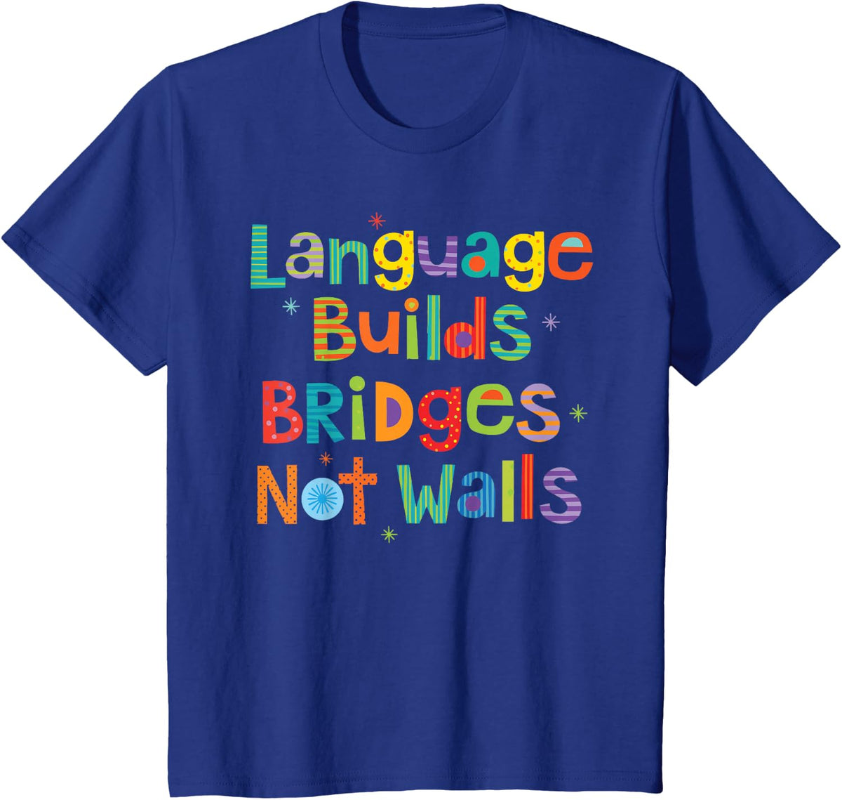 ESL Teacher Shirt Spanish Language ELL ESOL Instructor Tee T-Shirt Gift - Royal Blue