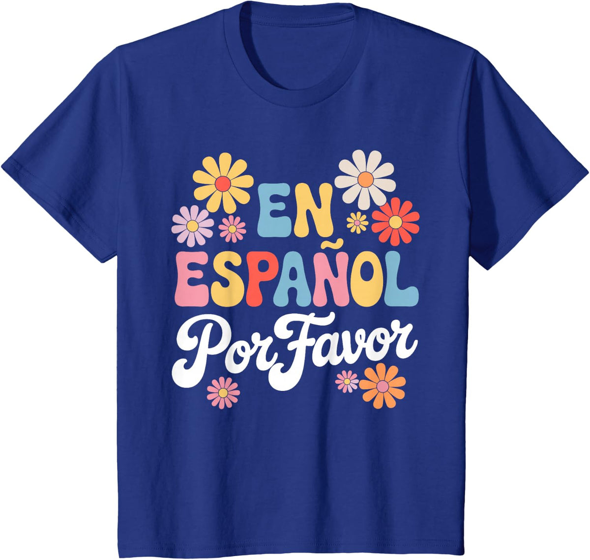Spanish Teacher Design for Men Women Kids Teaching Maestra T-Shirt - Royal Blue