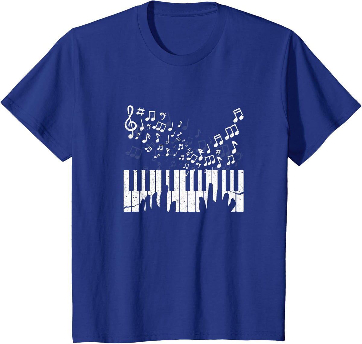 Keyboard Pianist Musician Piano Keys Gift T-Shirt - Royal Blue