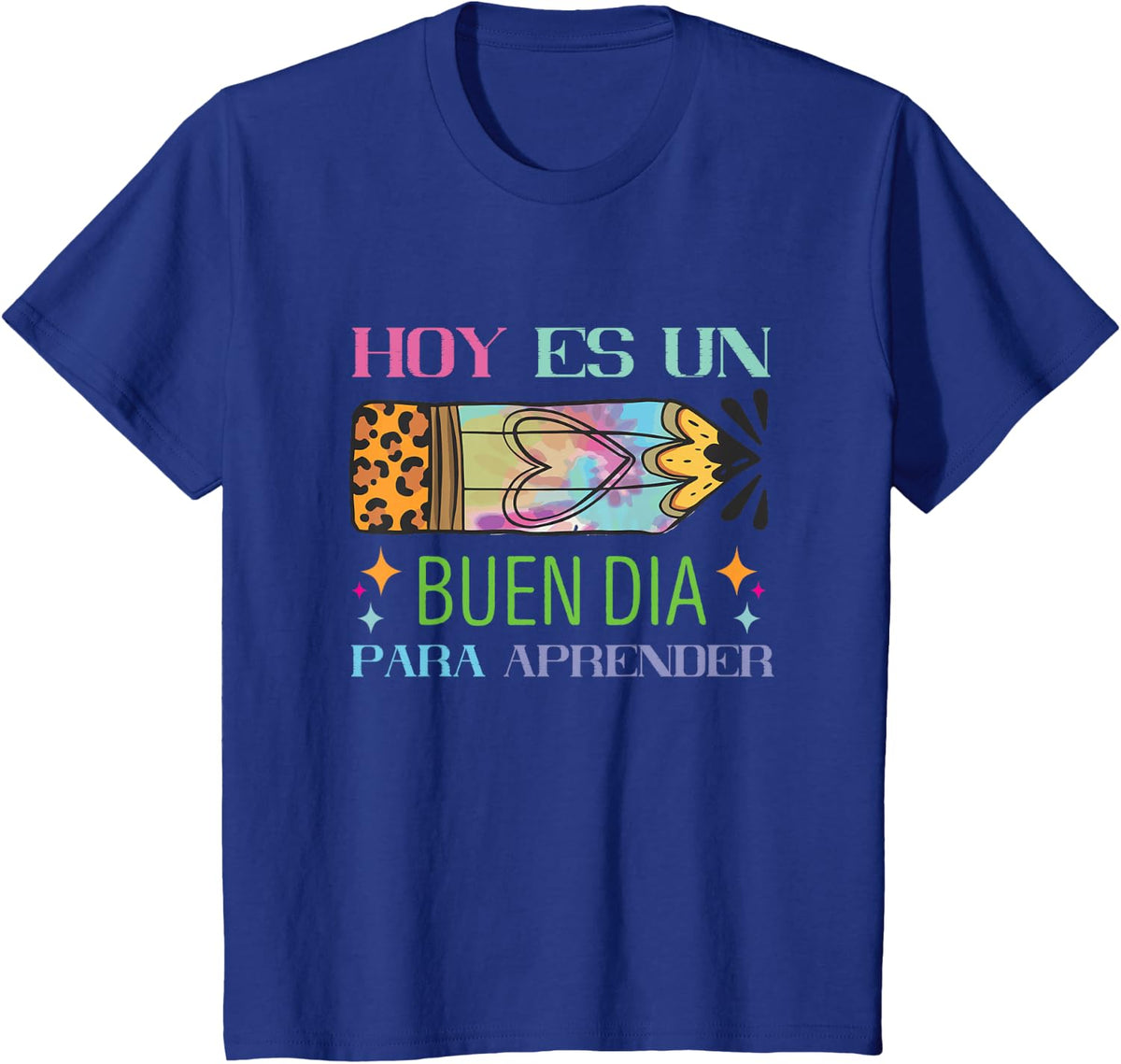 Buen Dia Para Apprender ESL Teaching Multilingual Teacher T-Shirt - Royal Blue