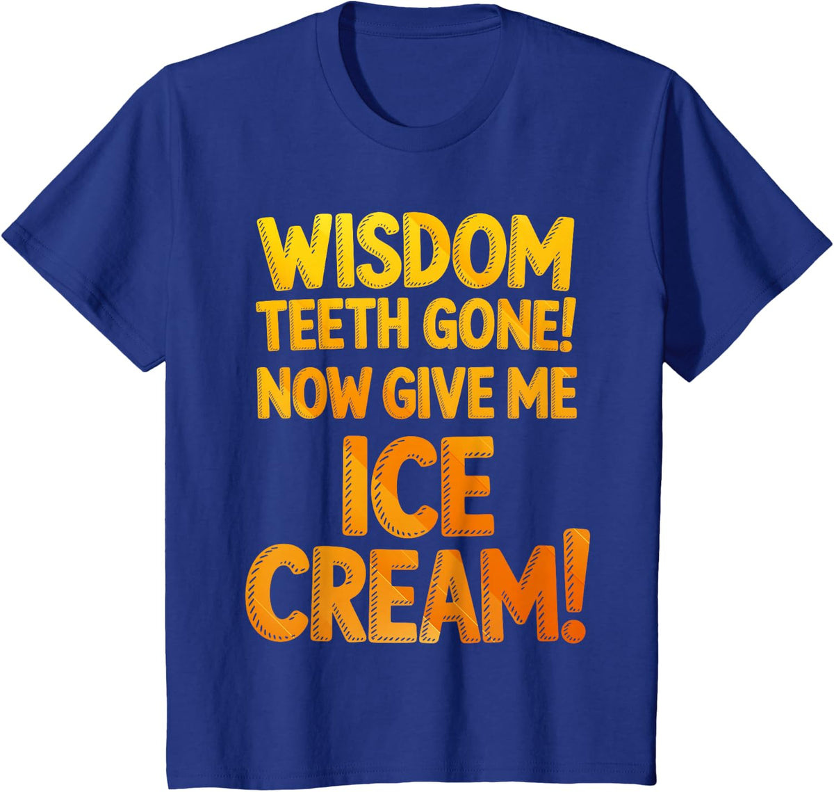 Cute Wisdom Teeth Design for Men Women Kids Wisdom Tooth T-Shirt - Royal Blue