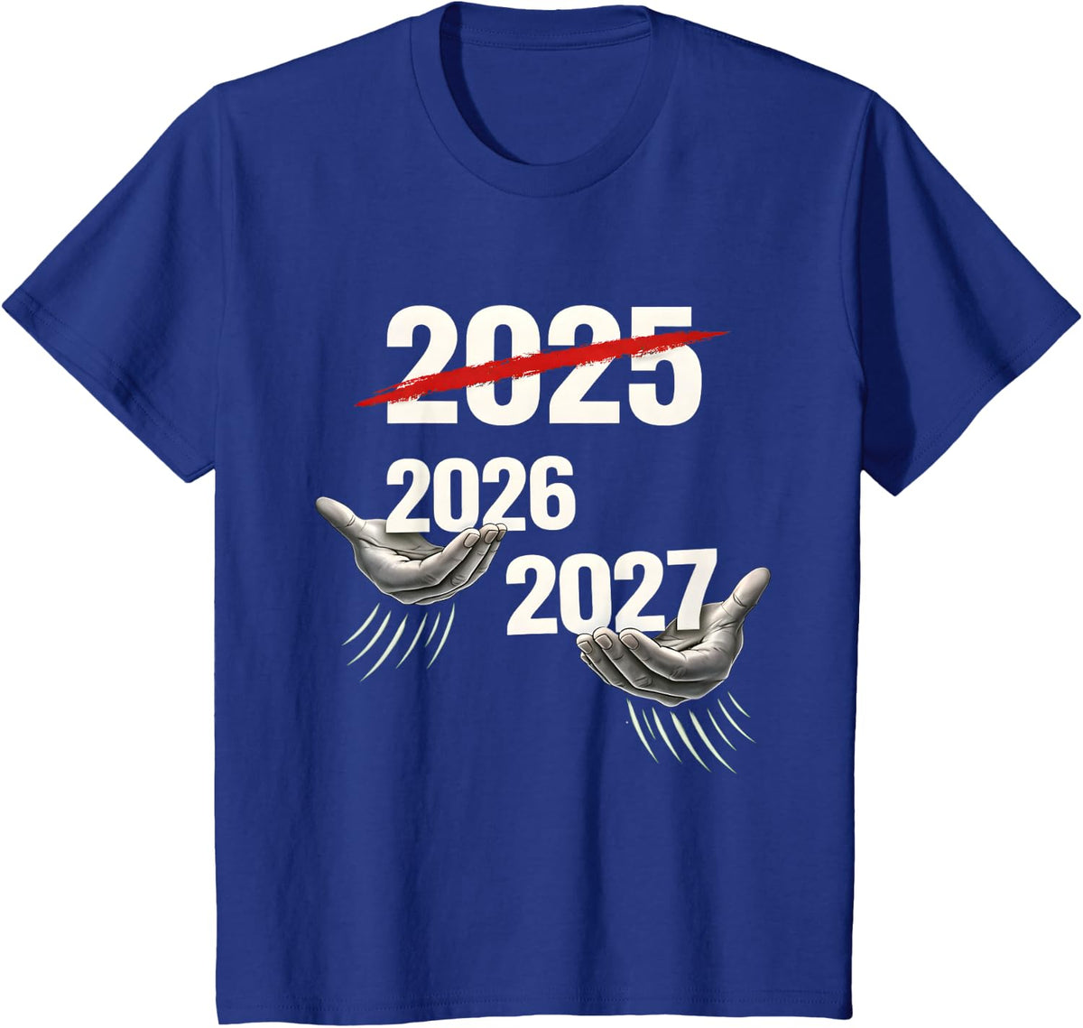 67 NYE 2026 Funny New Years Party Six Seven Meme 6 7 Kids T-Shirt - Royal Blue