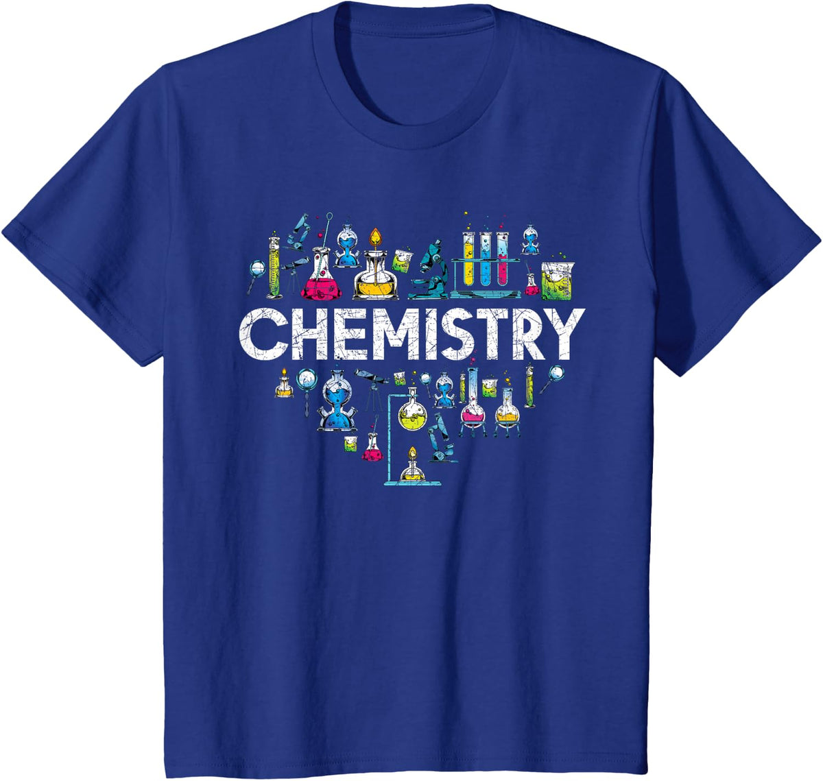 Science Chemist Scientist Gift Laboratory Chemistry T-Shirt - Royal Blue