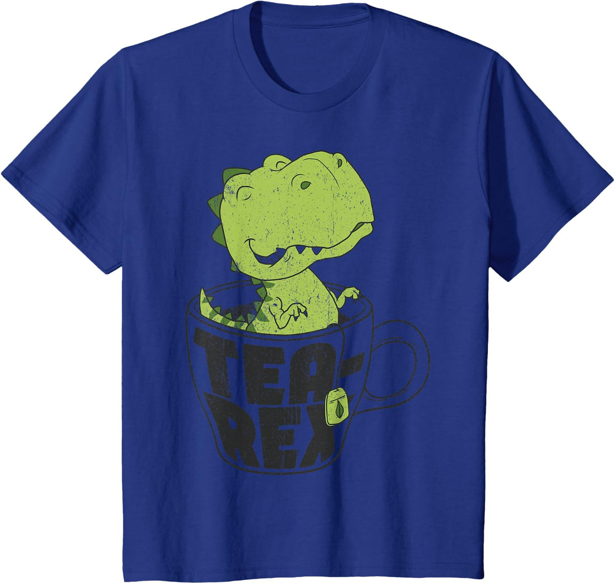 Tea Rex Cute T Rex Dinosaur Dino Tea Lover T-Shirt - Royal Blue