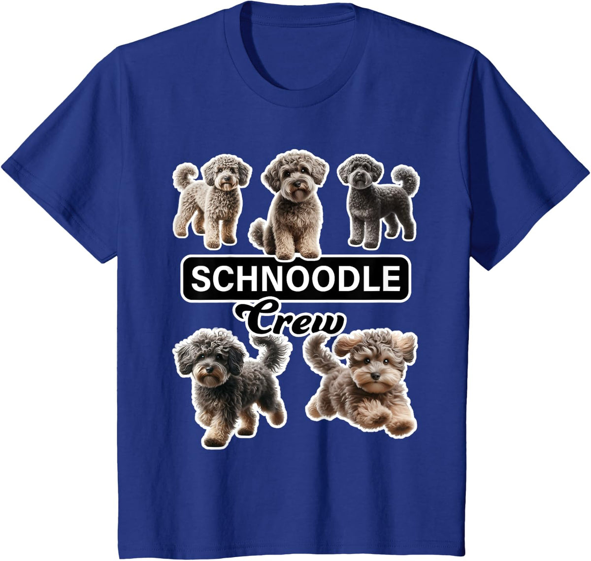 Schnoodle Crew T-Shirt - Royal Blue