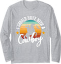 I Should Have Been A Cowboy Cowgirl Player, Bull Riding Long Sleeve T-Shirt - Adult Unisex Heather Grey