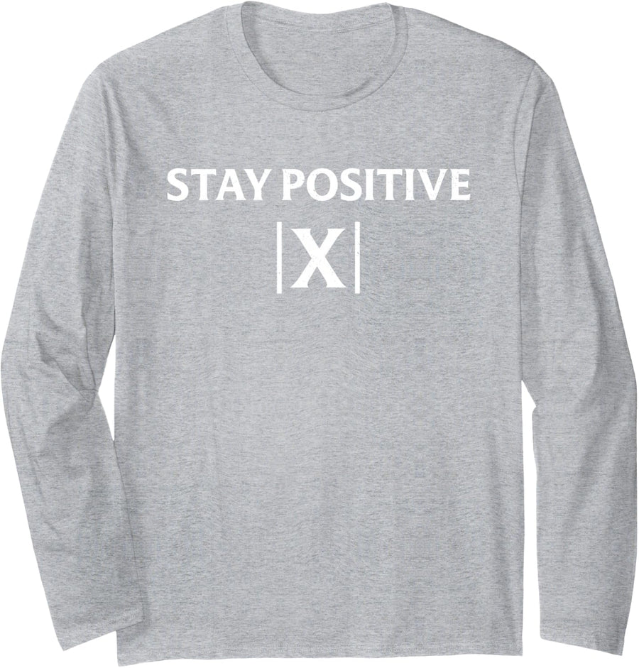 Cool Math Teacher Design for Men Women Math Professor Long Sleeve T-Shirt - Adult Unisex Heather Grey