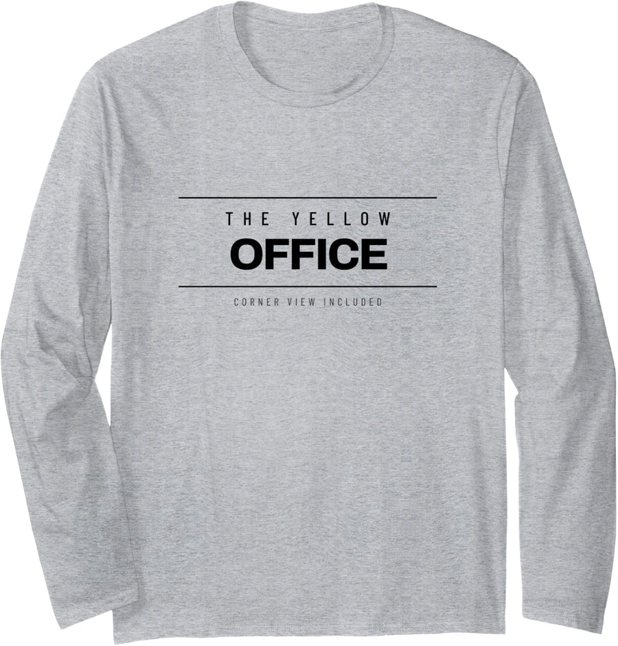 School Bus Driver - The Yellow Office - Bus Driver Long Sleeve T-Shirt - Adult Unisex Heather Grey