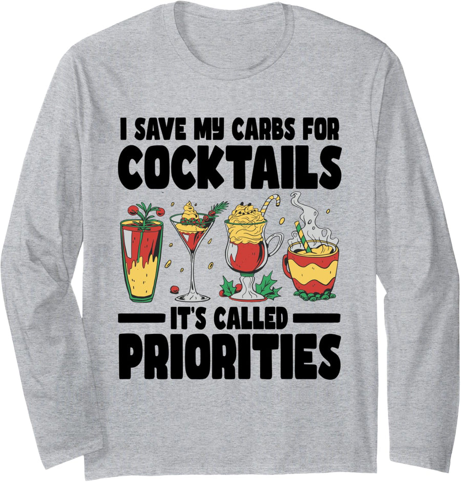 Keto Diet Ketosis Lifestyle Long Sleeve T-Shirt - Adult Unisex Heather Grey