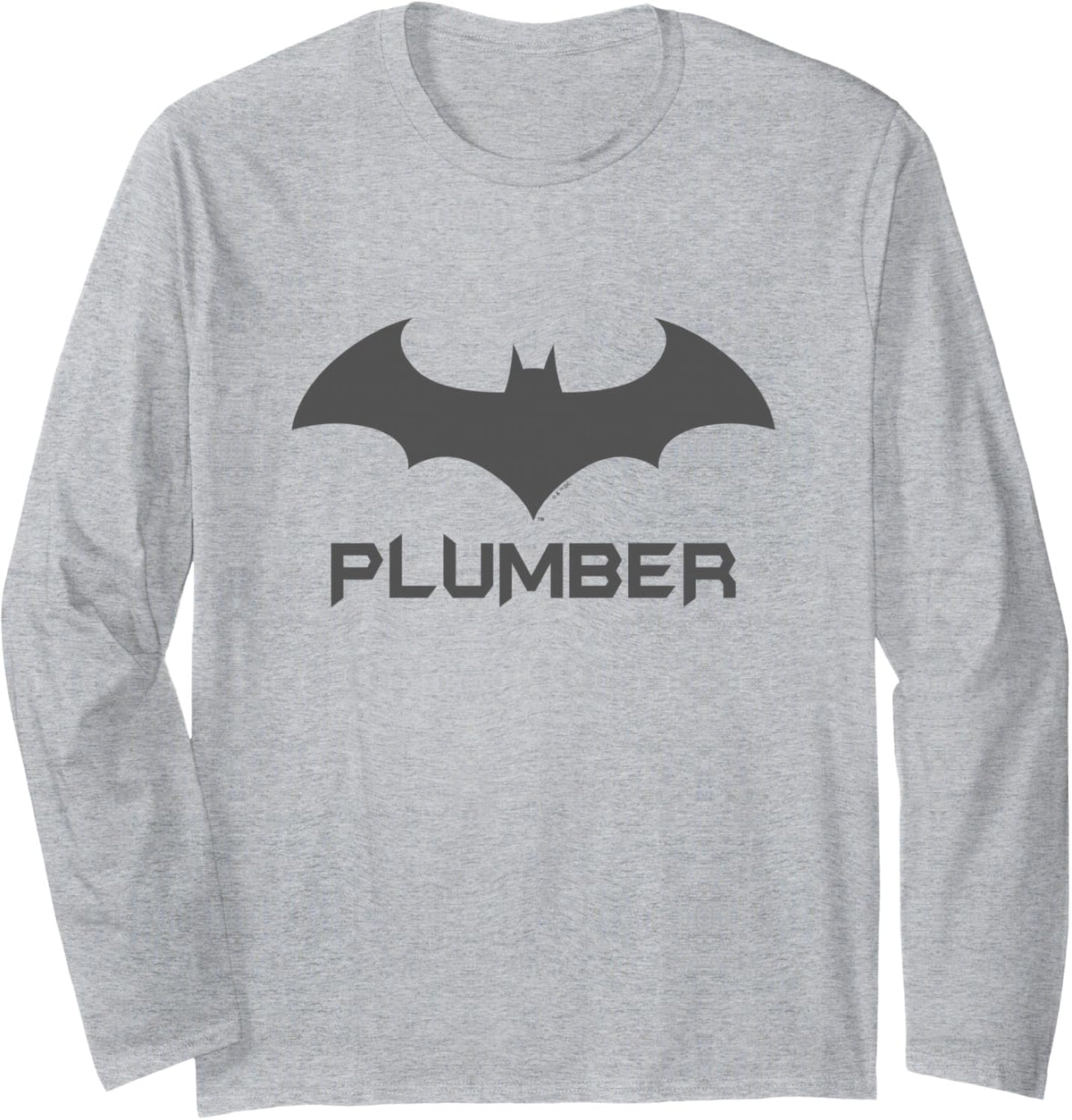 Batman Hush Plumber Long Sleeve T-Shirt - Adult Unisex Heather Grey