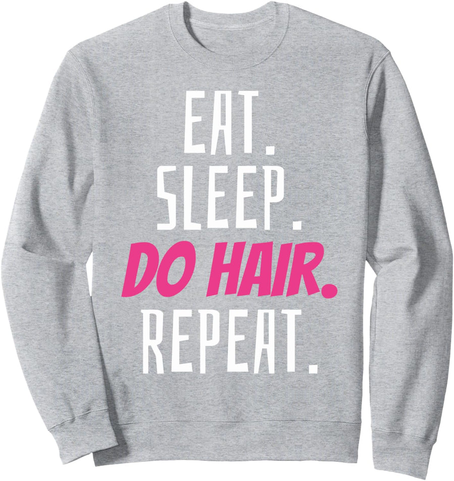Hairstylist Hairdresser Barber Sweatshirt - Adult Unisex Heather Grey
