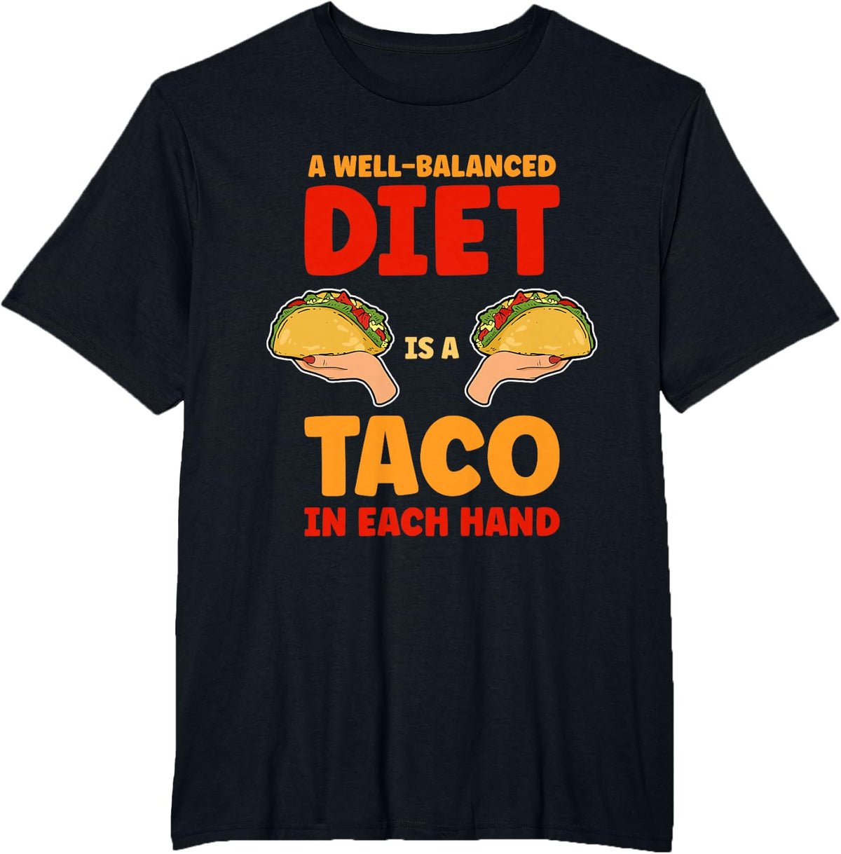 Cinco de Mayo Tacos Tequila Diet Siesta Fiesta T-Shirt - Black