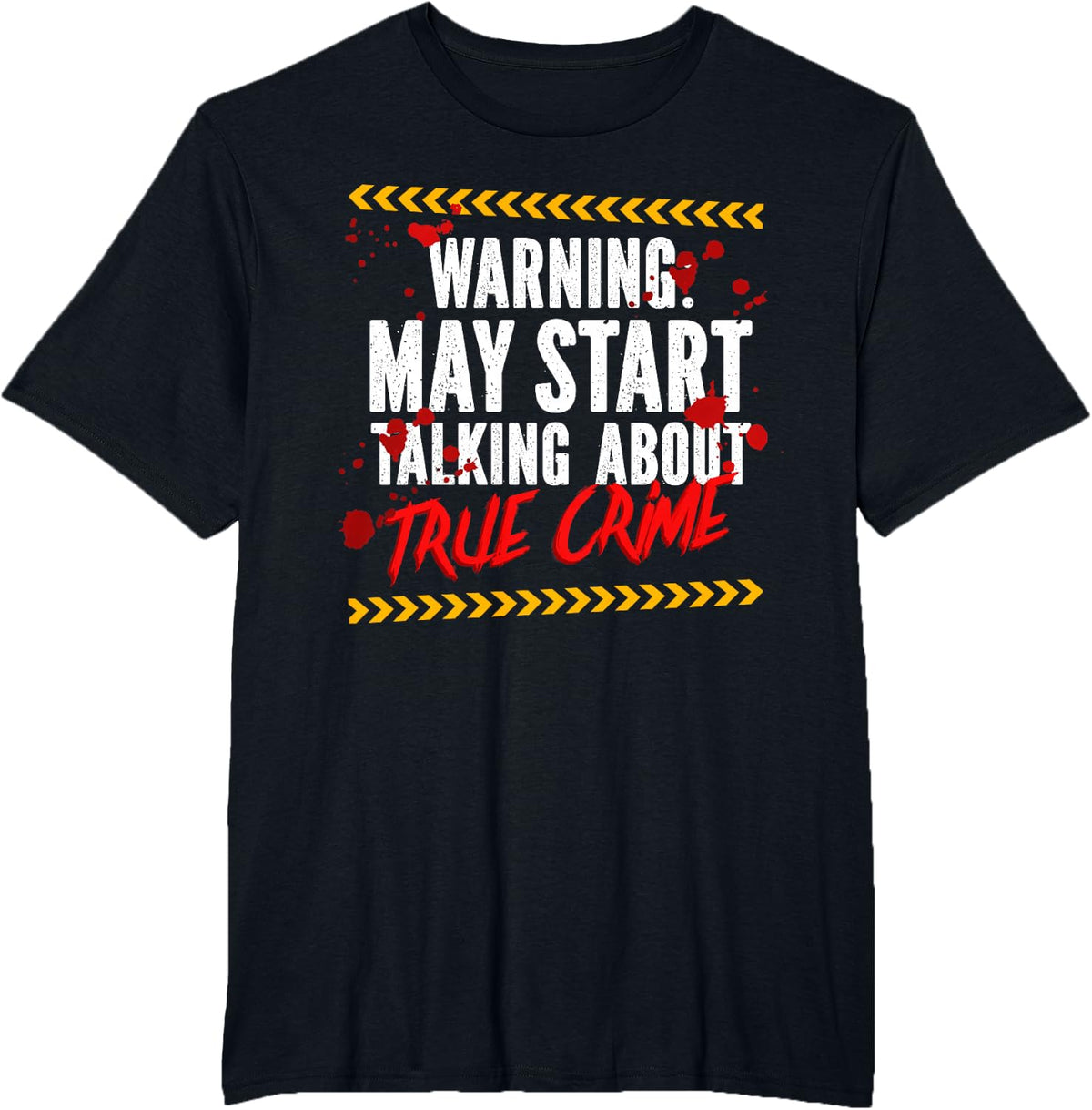Mystery True Crime Horror T-Shirt - Black