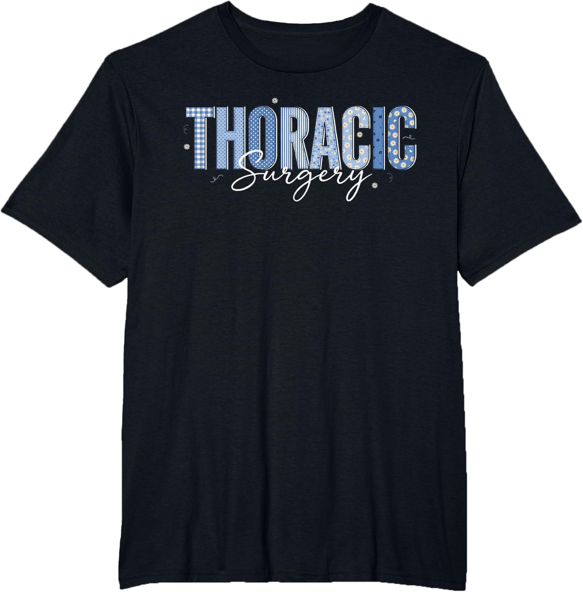 Thoracic Surgery Cardiothoracic Chest Surgeon Operating T-Shirt - Black