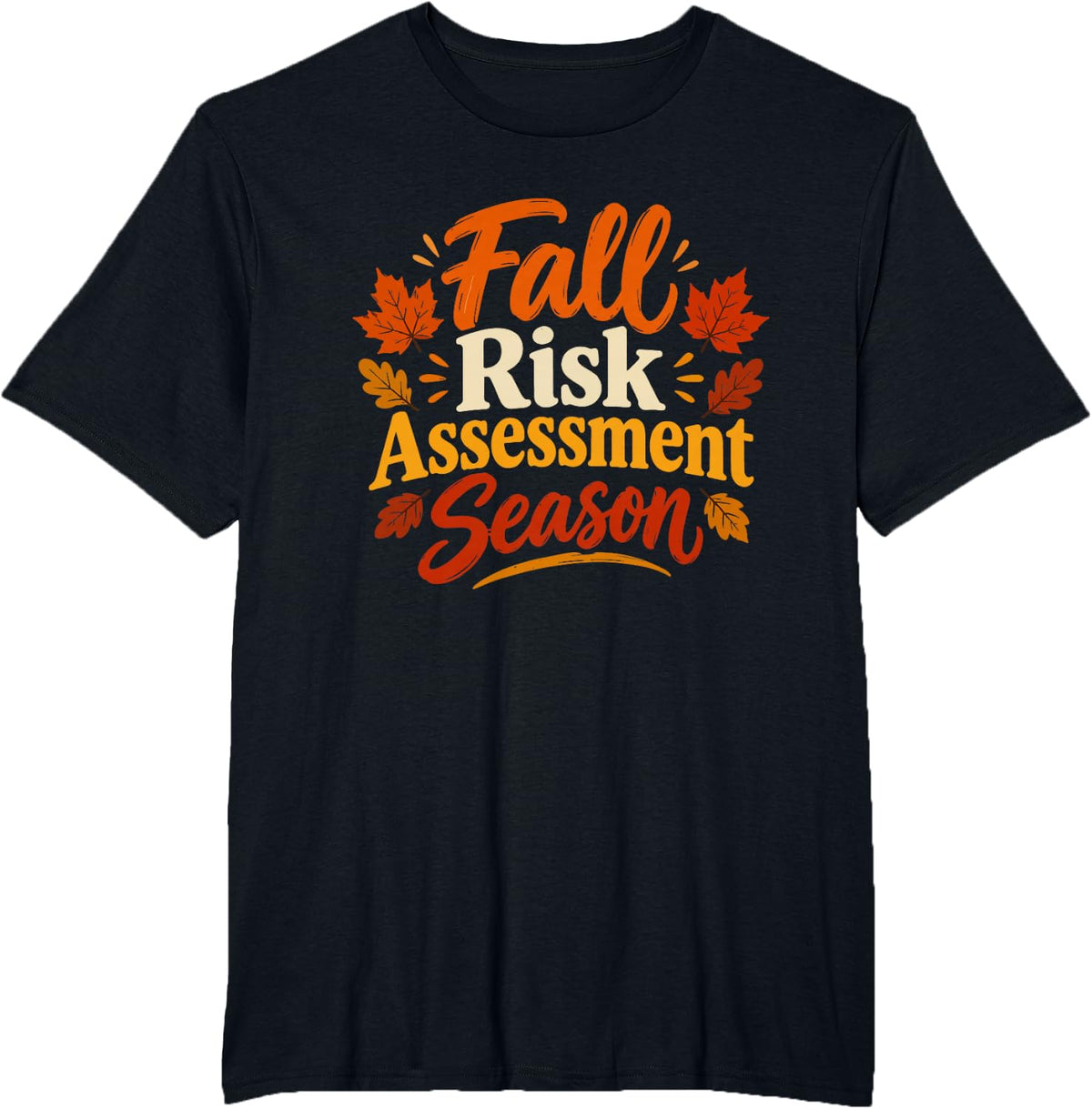 Occupational Therapy Fall Risk Assessment Season T-Shirt - Black