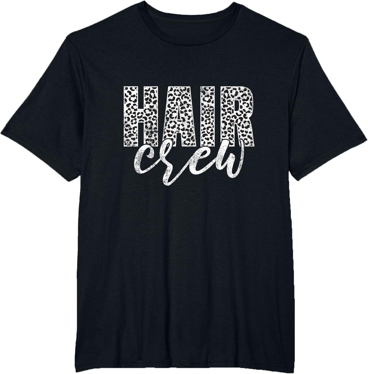 Vintage Hair Crew Hair Stylist Hairdressing Hairdresser T-Shirt - Black