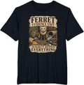 Funny Ferret Lover Gift - Evidence Unit T-Shirt - Black