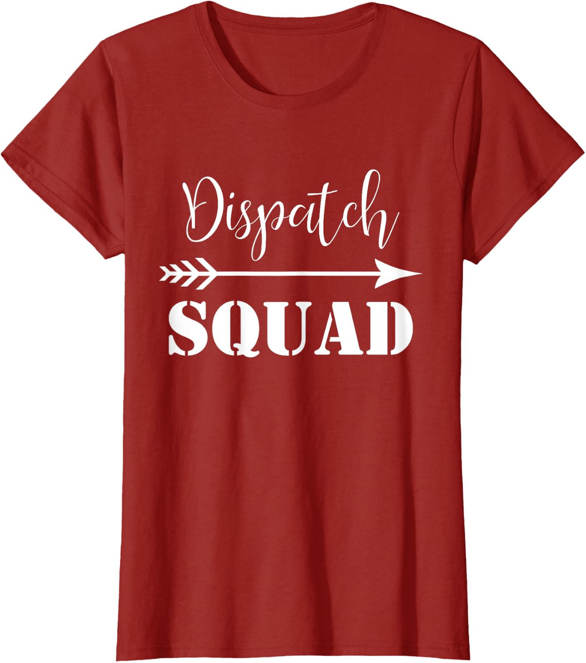 911 Dispatcher Shirt Gift Dispatch Squad Team T-Shirt Gift - Cranberry Red