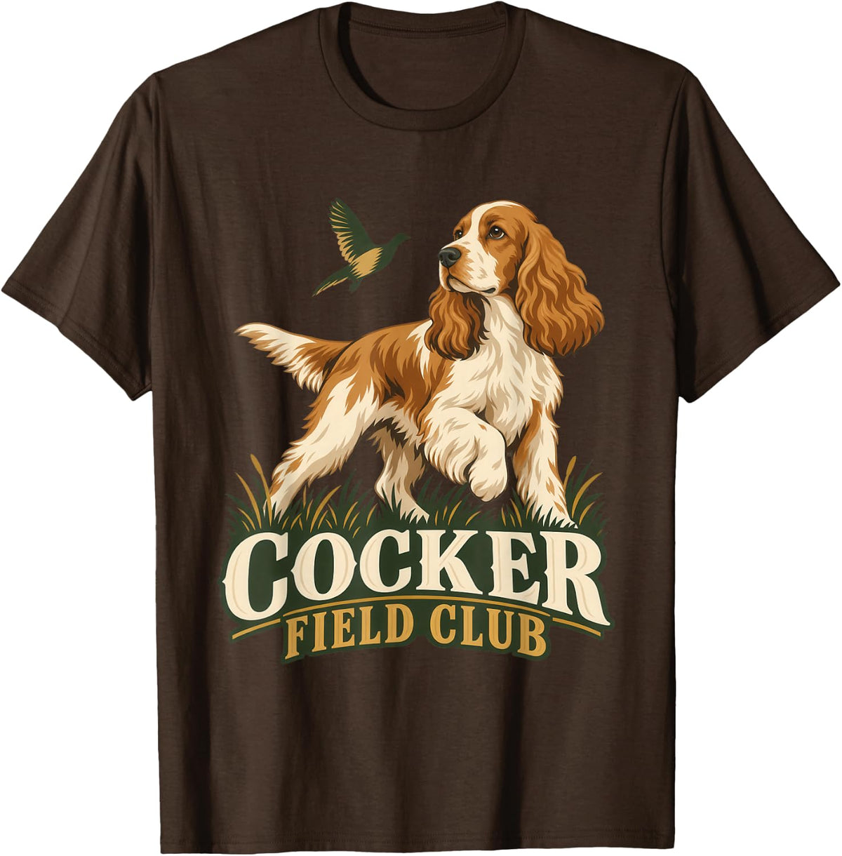 Cocker Spaniel Field Dog T-Shirt - Brown