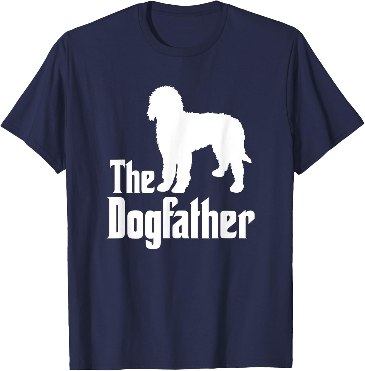 The Dogfather - funny dog gift, funny Goldendoodle T-Shirt for Men Women Kids - Navy Blue
